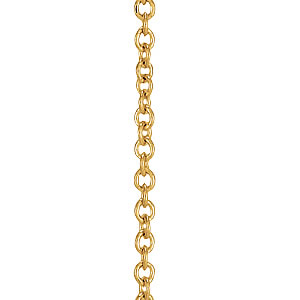 Kayden Yellow Gold 1.2MM Sterling Silver Necklace