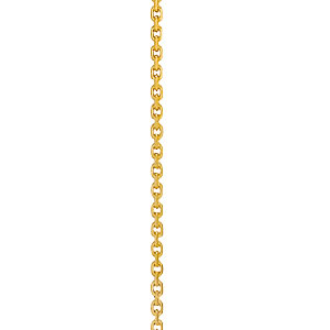 Liam Yellow Gold 0.7MM Sterling Silver Necklace