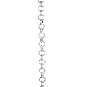 Abigail White Gold 1.3MM Sterling Silver Necklace