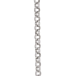 Oscar White Gold 1.6MM Sterling Silver Necklace