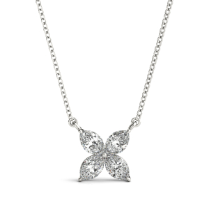 Titus Lab-Created Diamond Prong Set Delicate Pendant Necklace