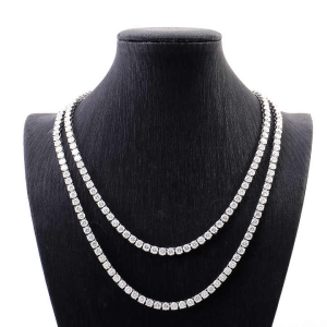 Reena Natural White Gold Diamond Necklaces