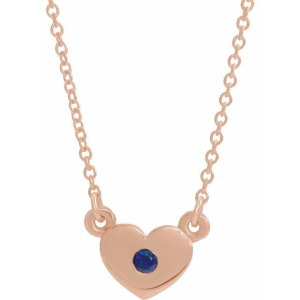 Panchita Blue Sapphire Rose Gold Bezel Set 