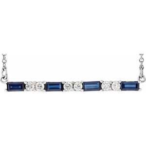 Paniz Blue Sapphire White Gold Shared Prong 