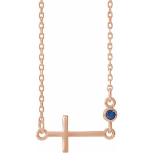 Paramita Blue Sapphire Rose Gold Bezel Set 