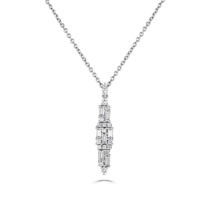 Vernice Natural Diamond 4 Prong Chain Necklaces