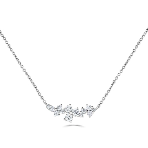 Valina Natural Diamond Prong Set Chain Necklaces