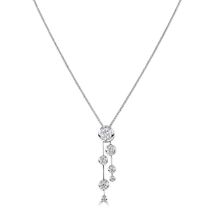 Vinn Natural Diamond Bezel Set Chain Necklaces