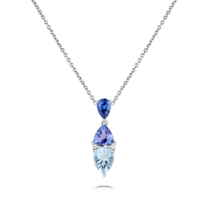 2.23 Carat Aquamarine Gemstone Pendants Necklaces