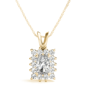 Tameeka Natural Diamond Yellow Gold 4 Prong 