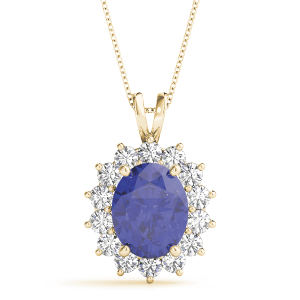 Parivita Blue Sapphire Yellow Gold 4 Prong 