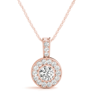 Tamira Natural Diamond Rose Gold Bezel Set 