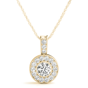 Tamira Natural Diamond Yellow Gold Bezel Set 