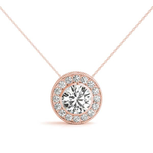 Taiya Natural Diamond Rose Gold Bezel Set 