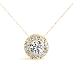 Taiya Natural Diamond Yellow Gold Bezel Set 