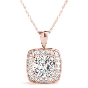 Talita Natural Diamond Rose Gold Double Prong 