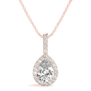 Torri Natural Diamond Rose Gold 3 Prong 