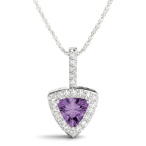 Talika Amethyst Platinum 3 Prong 