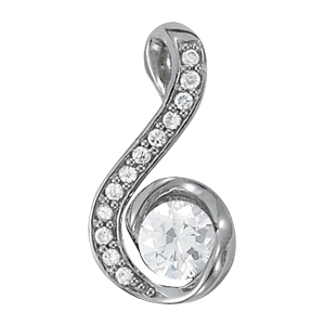 Designer Pendant 0.60 Carat Natural Diamond Round cut 