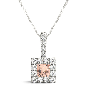 Taleyah Morganite Platinum 4 Prong 