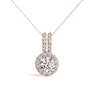 Tennie Natural Diamond Rose Gold 4 Claw Set 