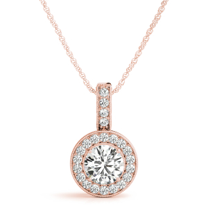 Tawnee Natural Diamond Rose Gold 4 Prong 