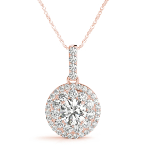 Taline Natural Diamond Rose Gold 4 Prong 