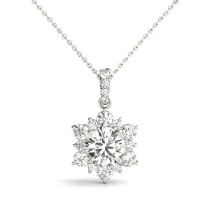 Tiare Natural Diamond Silver 4 Prong 