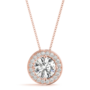 Treasa Natural Diamond Rose Gold 4 Prong 