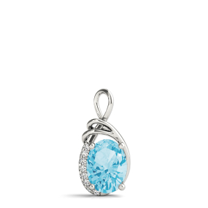 Designer Pendant Aquamarine 