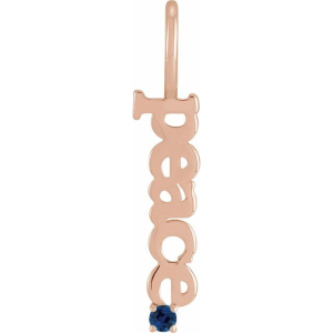 Prital Blue Sapphire Rose Gold 4 Prong 