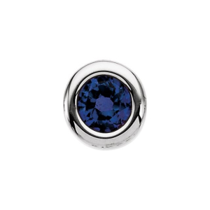 Premleen Blue Sapphire Platinum Bezel Set 