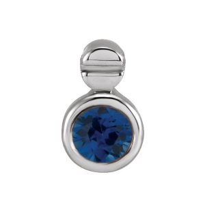 Prita Blue Sapphire Bezel Set 