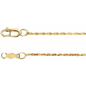 Iris Yellow Gold Chain Necklaces