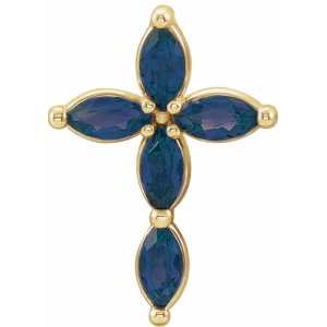 Pujita Blue Sapphire Yellow Gold Prong Set 