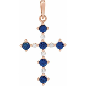 Pulakita Blue Sapphire Rose Gold Prong Set 