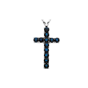 Puloma Blue Sapphire Silver 4 Prong 