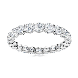 Ellice Natural Platinum Prong Eternity Diamond Rings