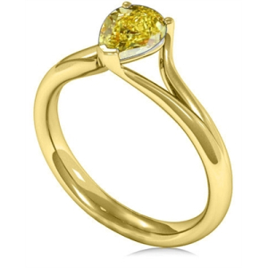 Gold Yellow Diamond Rings