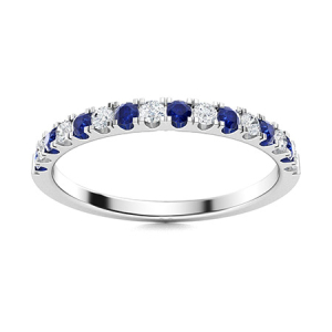 Enim Blue Sapphire Platinum Prong 