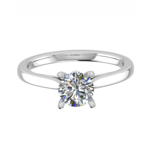 Charisma 0.20 - 3.00 Carat Lab-Created Round cut 4 Prong  Solitaire Diamond Rings