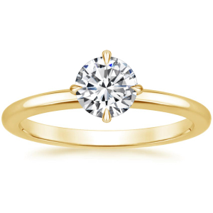 Cari 0.20 - 3.00 Carat Lab-Created Round cut 4 Prong  Solitaire Diamond Rings