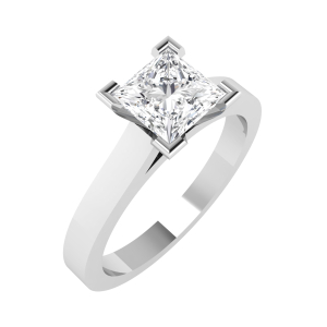  Cordia Natural 4 Prong Solitaire Diamond Rings