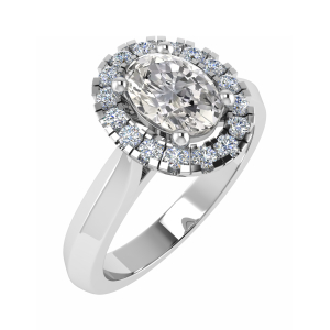 Tamia Natural 4 Prong Cluster Diamond Rings