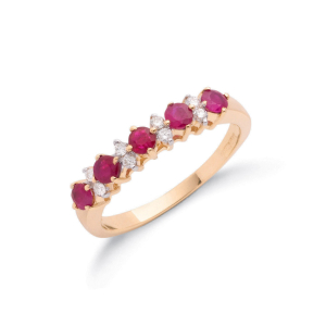 0.75 Carat Natural Ruby Round cut 