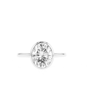 Cena Natural Bezel Solitaire Diamond Rings