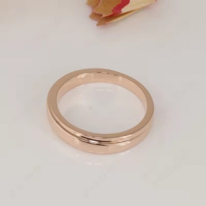 Azora Rose Gold Plain Wedding Rings for Women