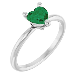 Zalani Emerald  Diamond Rings