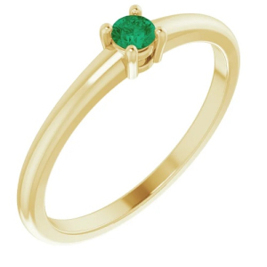 Baker Emerald Yellow Gold 