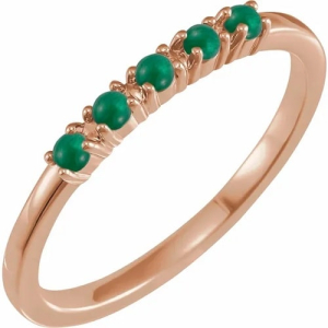 Zemirah Emerald Rose Gold 